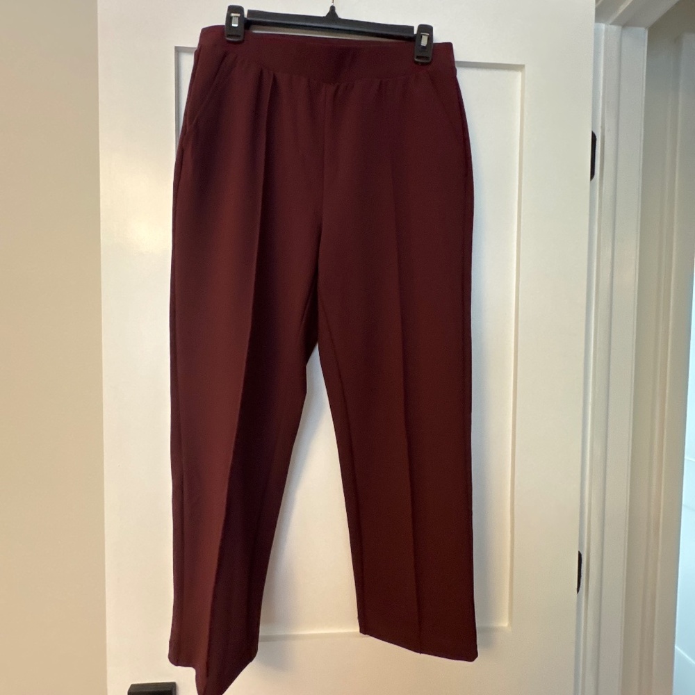 Loft maroon dress pants